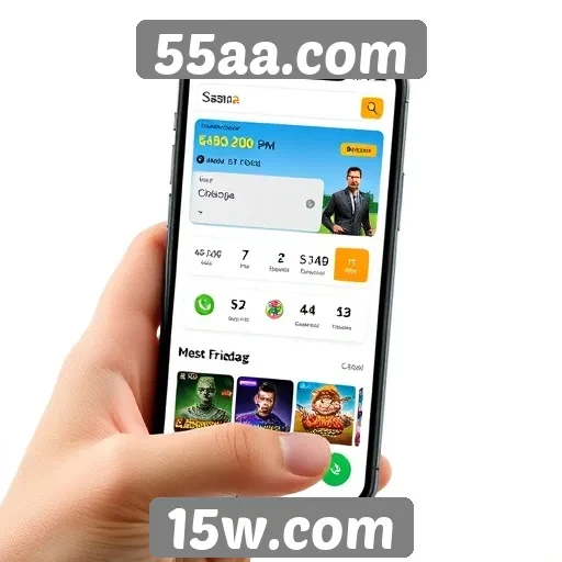 Desempenho do 55aa.com em dispositivos móveis