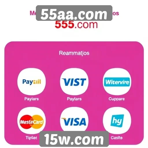 Métodos de pagamento aceitos no 55aa.com